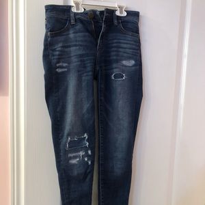 American Eagle Super Stretch Skinny Ripped Jeans